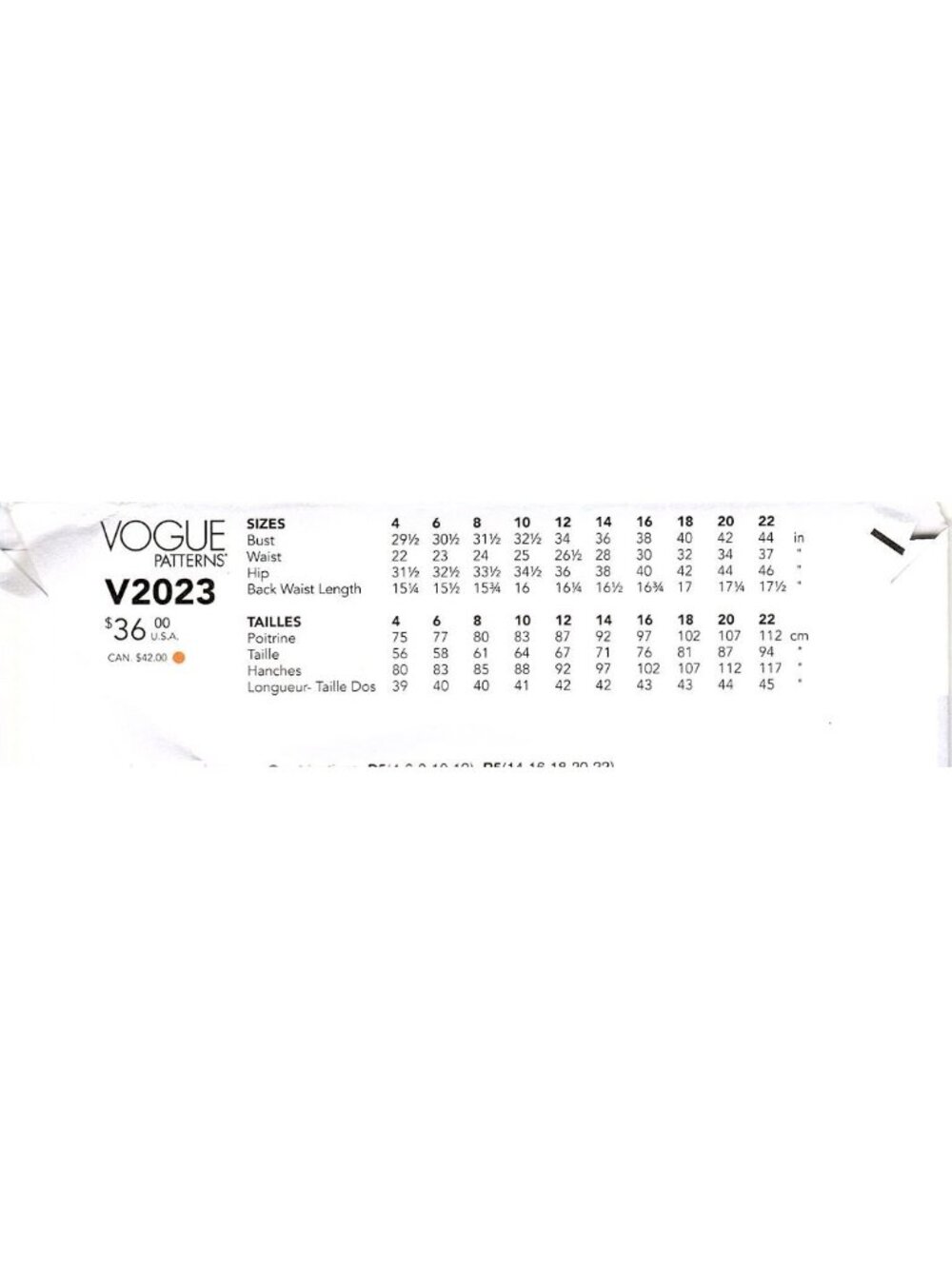 Vogue V2023 Misses 4 to 12 Tom and Linda Platt Dress Uncut Sewing Pattern - Picture 3 of 3